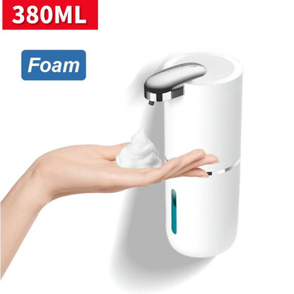 Dispensador automático de jabón líquido, bomba ajustable de 4 niveles, manos libres, para baño y cocina