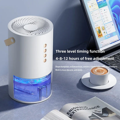 TINSOL Nuevo deshumidificador de iones negativos para el hogar y la oficina de 1300 ml, deshumidificador de aire portátil antimoho y humedad con ahorro de energía