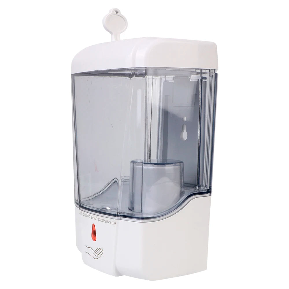Bomba de loción sin contacto de montaje en pared, líquido sin contacto para cocina, baño, dispensador automático de jabón con Sensor IR, 700ml