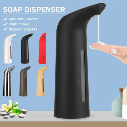 Dispensador automático de jabón PX6, dispositivo desinfectante de manos con batería de 200ML, sin contacto, impermeable, para cocina, baño y cuarto de baño