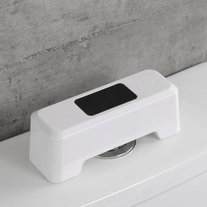 Sensor de descarga de inodoro con Sensor de infrarrojos, botón de descarga de inodoro automático inteligente, interruptor de drenaje táctil