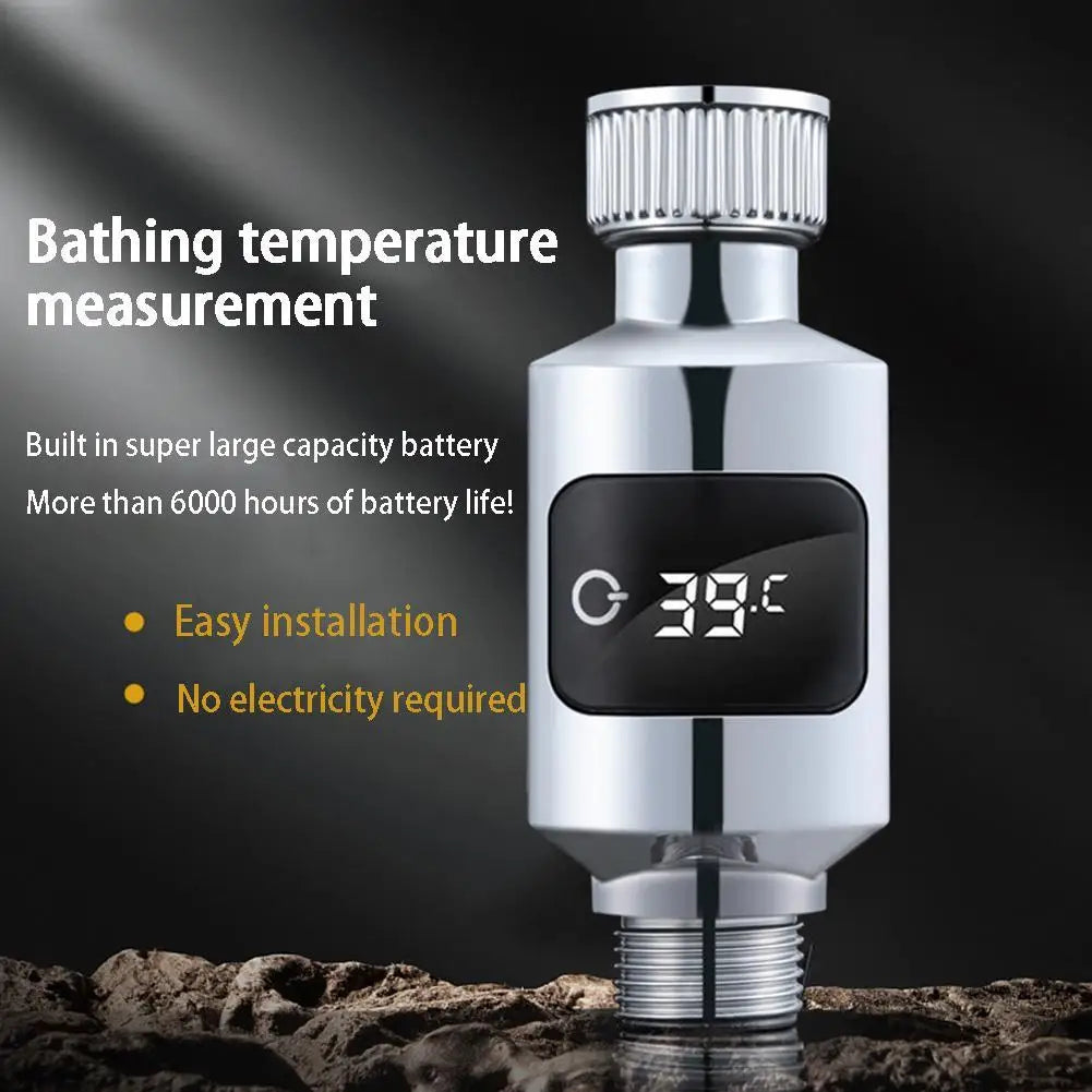 Termómetro de agua con pantalla Digital LED de temperatura de ducha, grifo con Monitor en tiempo real, medidor inteligente para el cuidado del bebé, accesorios de baño