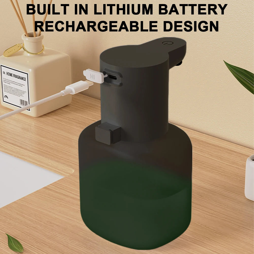 Dispensador de jabón inductivo automático, espuma de lavado de manos inteligente, Spray de Alcohol, Gel de manos, 550ML