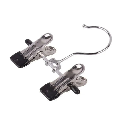 Clips antideslizantes para secado de ropa, soportes para botas 360 °   Clips giratorios para almacenamiento de sombreros, pinzas ajustables para ropa, Clip para pantalones de acero inoxidable