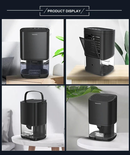TINSOL-deshumidificador de aire portátil, silencioso, secador de aire para el hogar, dormitorio, oficina, cocina, desodorante
