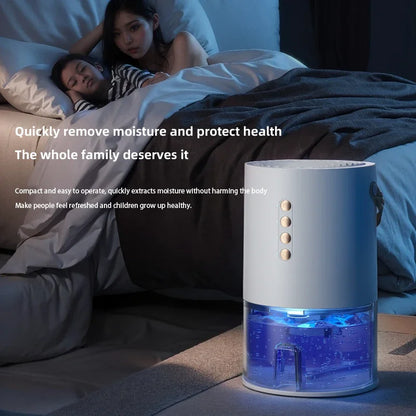 TINSOL Nuevo deshumidificador de iones negativos para el hogar y la oficina de 1300 ml, deshumidificador de aire portátil antimoho y humedad con ahorro de energía