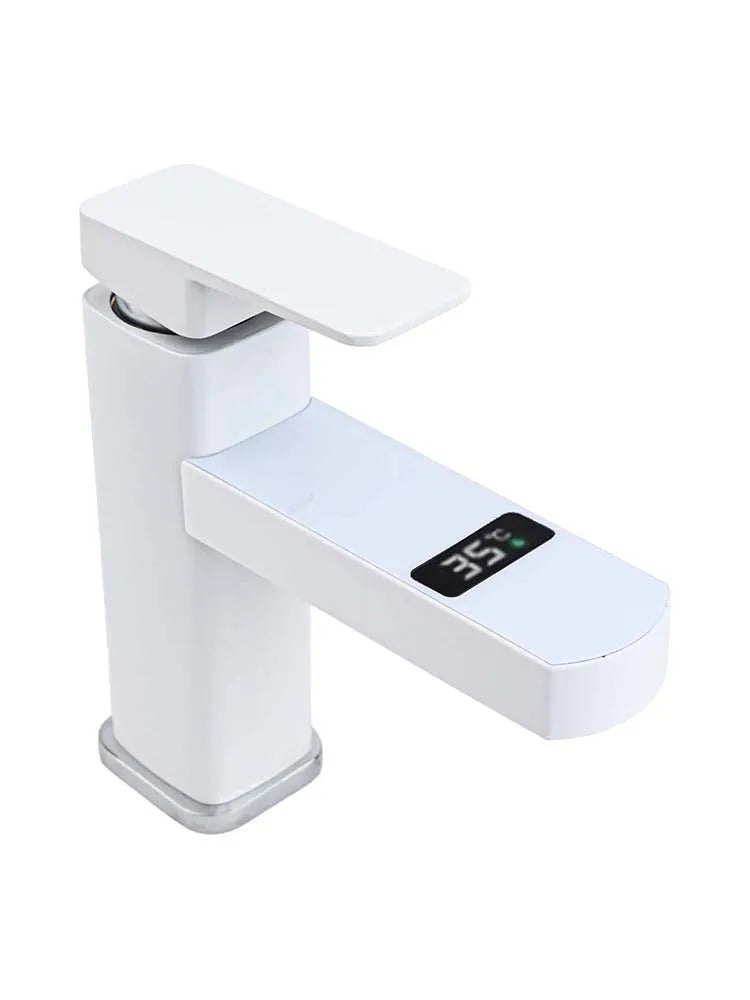 Grifo digital de temperatura inteligente con pantalla LED para un control preciso de la temperatura del agua en el baño y la cocina