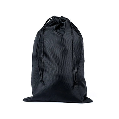 StoBag 10/5 Uds. Bolsas largas de nailon negro con cordón impermeable a prueba de polvo paraguas almacenamiento de embalaje bolsa organizadora de viaje reutilizable