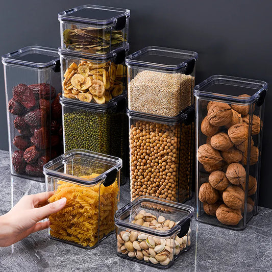 Tarro de grano para cocina, contenedor sellado, caja de mantenimiento fresco de alimentos, refrigerador, organizador, impermeable, duradero, sellado, gran capacidad, 1 ud.
