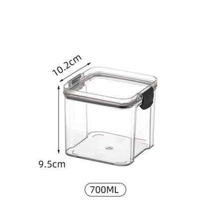 Tarro de grano para cocina, contenedor sellado, caja de mantenimiento fresco de alimentos, refrigerador, organizador, impermeable, duradero, sellado, gran capacidad, 1 ud.