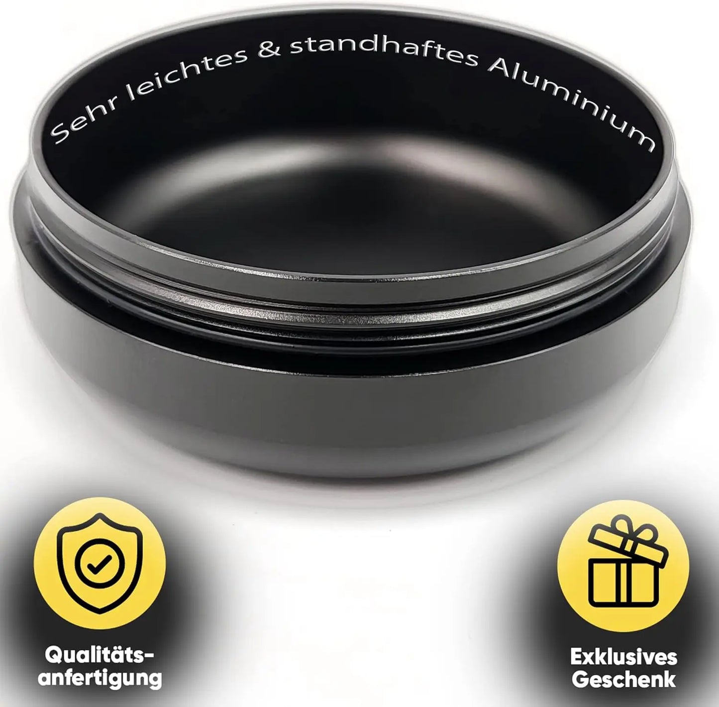 Premiun Stash Box Lata de aluminio, impermeable, hermética, diámetro 55x24 mm, caja a prueba de olores con protección contra la luz UV para hierbas y especias