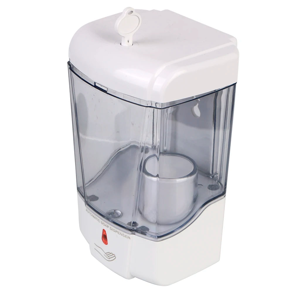 Bomba de loción sin contacto de montaje en pared, líquido sin contacto para cocina, baño, dispensador automático de jabón con Sensor IR, 700ml