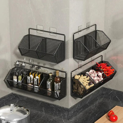 Cesta de almacenamiento de Base sólida, organizador multiusos para baño, cocina, encimera, estante para dormitorio, organización de elementos esenciales para el hogar