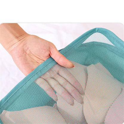 Bolsa de almacenamiento con asa de viaje, Maleta de equipaje, bolsa de malla de clasificación, organizador de ropa y zapatos, organizador de gran capacidad, 1 ud.