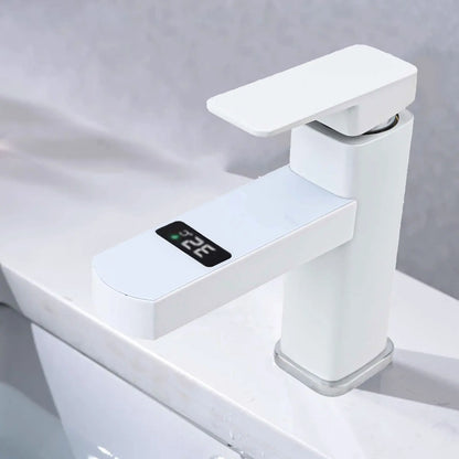 Grifo digital de temperatura inteligente con pantalla LED para un control preciso de la temperatura del agua en el baño y la cocina