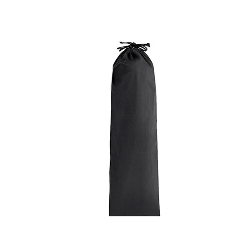 StoBag 10/5 Uds. Bolsas largas de nailon negro con cordón impermeable a prueba de polvo paraguas almacenamiento de embalaje bolsa organizadora de viaje reutilizable
