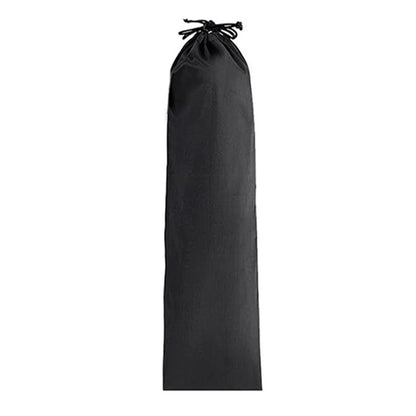 StoBag 10/5 Uds. Bolsas largas de nailon negro con cordón impermeable a prueba de polvo paraguas almacenamiento de embalaje bolsa organizadora de viaje reutilizable