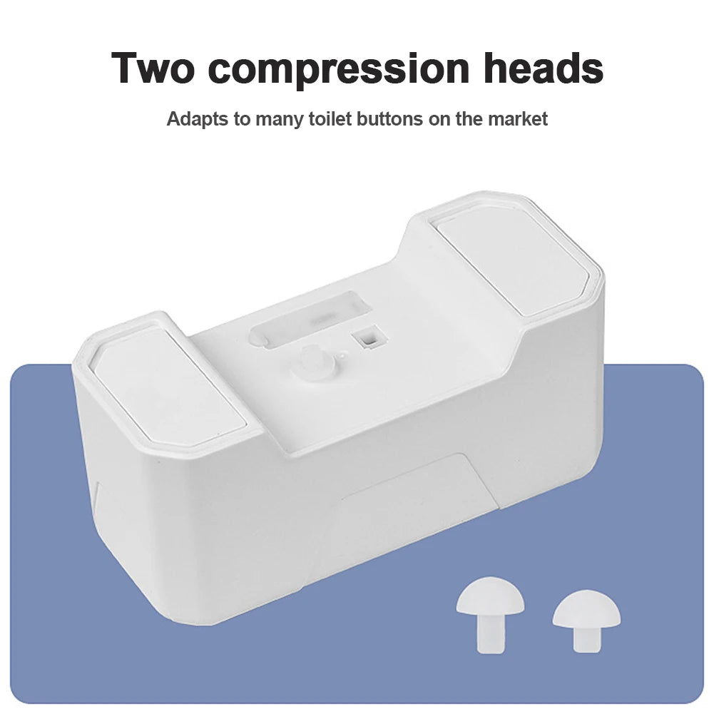 Sensor de descarga de inodoros automático sin contacto IPX5 impermeable inodoros inteligentes botón de descarga a prueba de salpicaduras para el baño del Hotel en casa