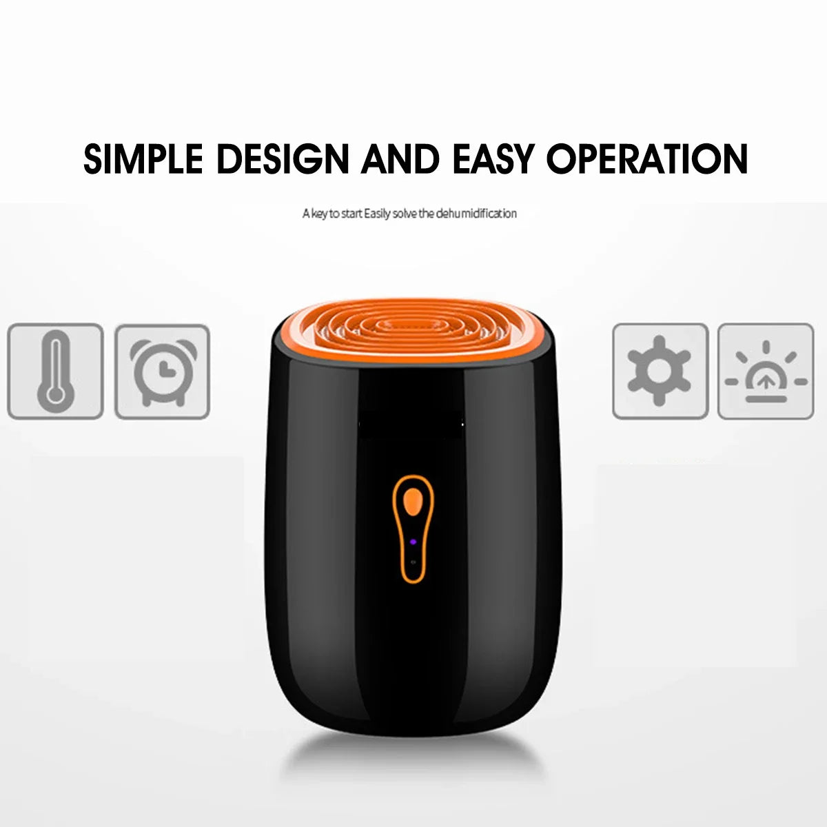 TINSOL nuevo deshumidificador de aire secador portátil de 800ml purificación de poco ruido unidad de limpieza antimol secador de aire portátil humedad