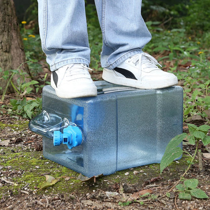 Contenedor de agua portátil con grifo, gran capacidad para acampar, almacenamiento de agua para cocinar, 6/8/13/18L
