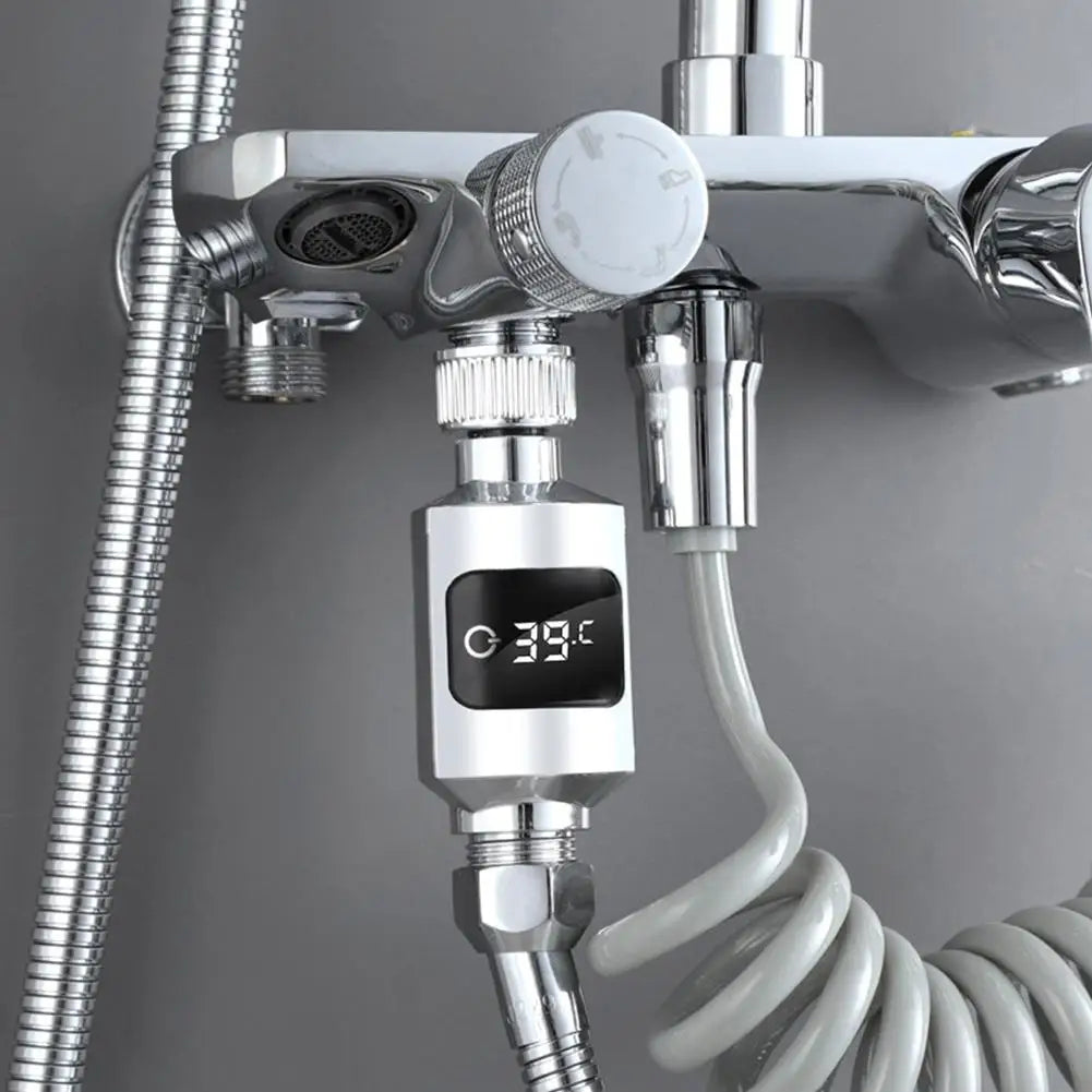 Termómetro de agua con pantalla Digital LED de temperatura de ducha, grifo con Monitor en tiempo real, medidor inteligente para el cuidado del bebé, accesorios de baño