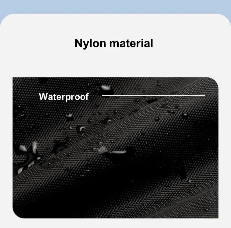 StoBag 10/5 Uds. Bolsas largas de nailon negro con cordón impermeable a prueba de polvo paraguas almacenamiento de embalaje bolsa organizadora de viaje reutilizable