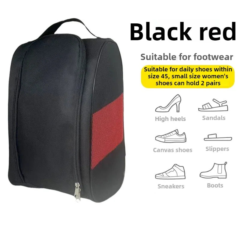 Bolsa impermeable para zapatos de fútbol con malla ventilada, organizador de viaje transpirable para tacos de gimnasio y diseño de almacenamiento compacto para equipo al aire libre