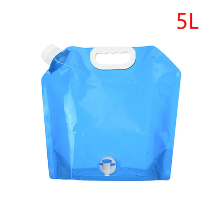 Contenedor de agua portátil con grifo, gran capacidad para acampar, almacenamiento de agua para cocinar, 6/8/13/18L