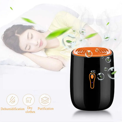TINSOL nuevo deshumidificador de aire secador portátil de 800ml purificación de poco ruido unidad de limpieza antimol secador de aire portátil humedad