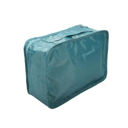 Bolsa de almacenamiento con asa de viaje, Maleta de equipaje, bolsa de malla de clasificación, organizador de ropa y zapatos, organizador de gran capacidad, 1 ud.