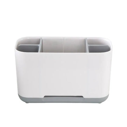 Organizador de estante de gran capacidad, soporte para cepillo de dientes eléctrico, organizador para encimera de baño, almacenamiento multifunción, carrito de ducha, 1 ud.