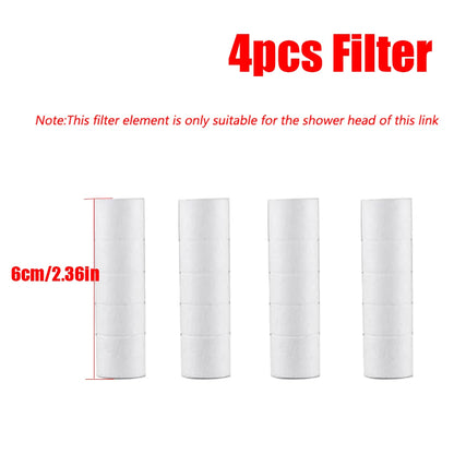 Cabezal de ducha de alta presión con Panel grande de 13CM con filtro, 3 modos, boquilla de lluvia con pulverizador de gran flujo, cabezal de ducha cuadrado para baño