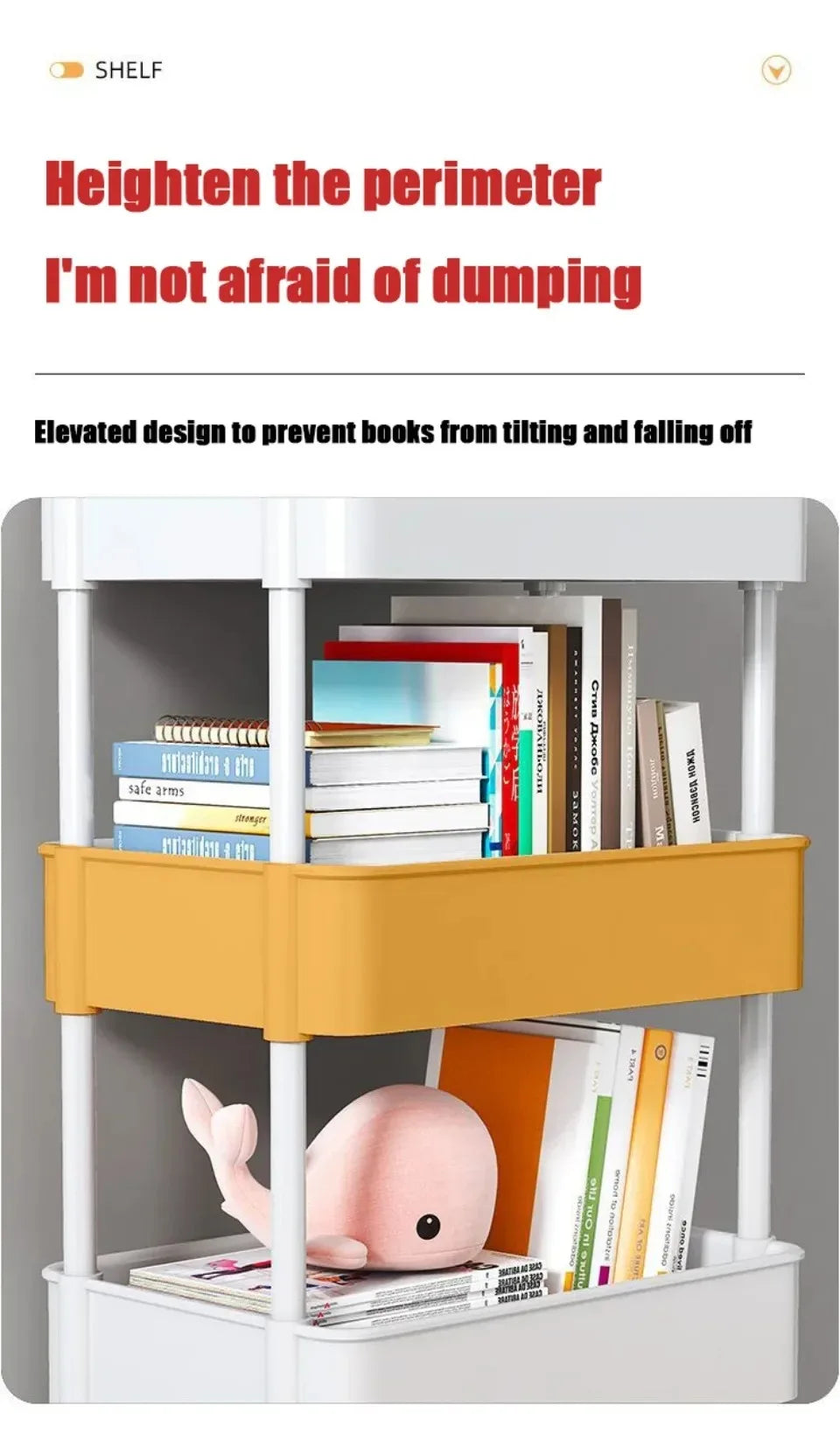 Carro de almacenamiento de estantería, carrito organizador de cocina móvil con ruedas, estantes de baño multicapa, estante de almacenamiento de aperitivos para el hogar