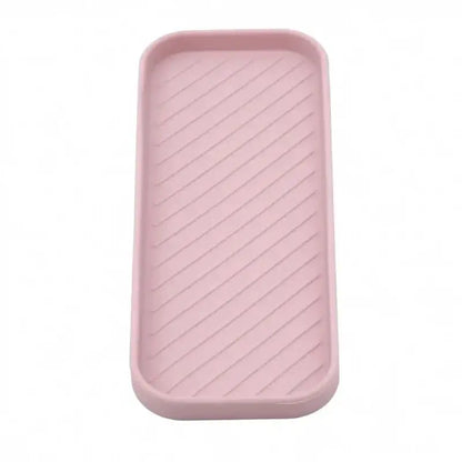 Bandeja de drenaje de silicona para vajilla, taza de agua, frutas, verduras, organizador de fregadero de cocina, soporte de esponja de almacenamiento, dispensador de jabón