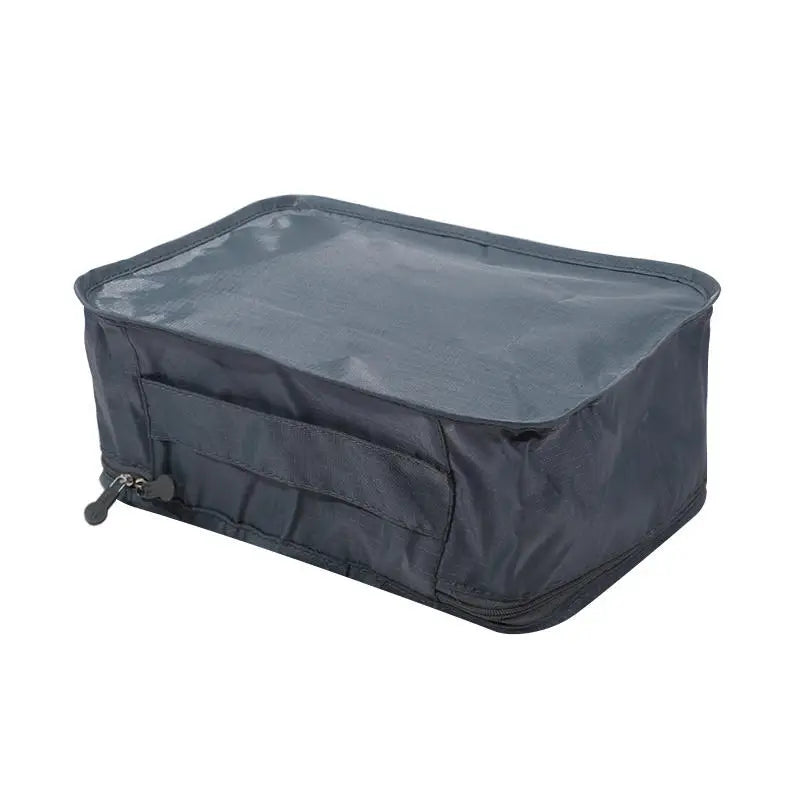 Bolsa de almacenamiento con asa de viaje, Maleta de equipaje, bolsa de malla de clasificación, organizador de ropa y zapatos, organizador de gran capacidad, 1 ud.