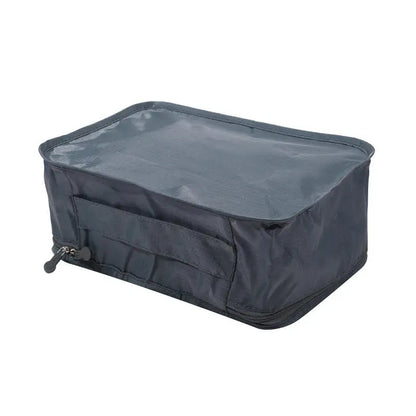 Bolsa de almacenamiento con asa de viaje, Maleta de equipaje, bolsa de malla de clasificación, organizador de ropa y zapatos, organizador de gran capacidad, 1 ud.