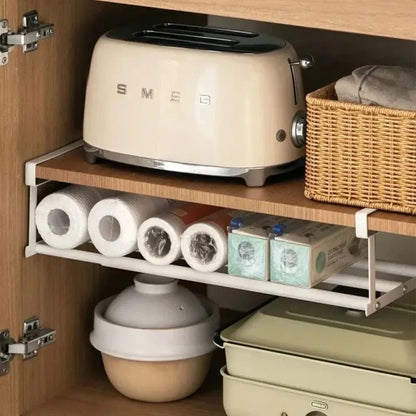 Zapatero ajustable |   Organizador en capas que ahorra espacio para zapateros del hogar |   Zapato debajo del estante (blanco))