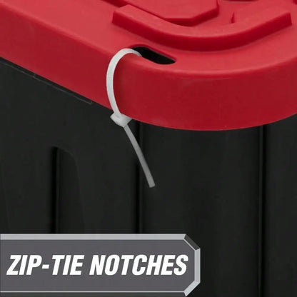Caja de almacenamiento de gran capacidad con tapa con cierre a presión, adecuada para guardar zapatos, ropa y herramientas.