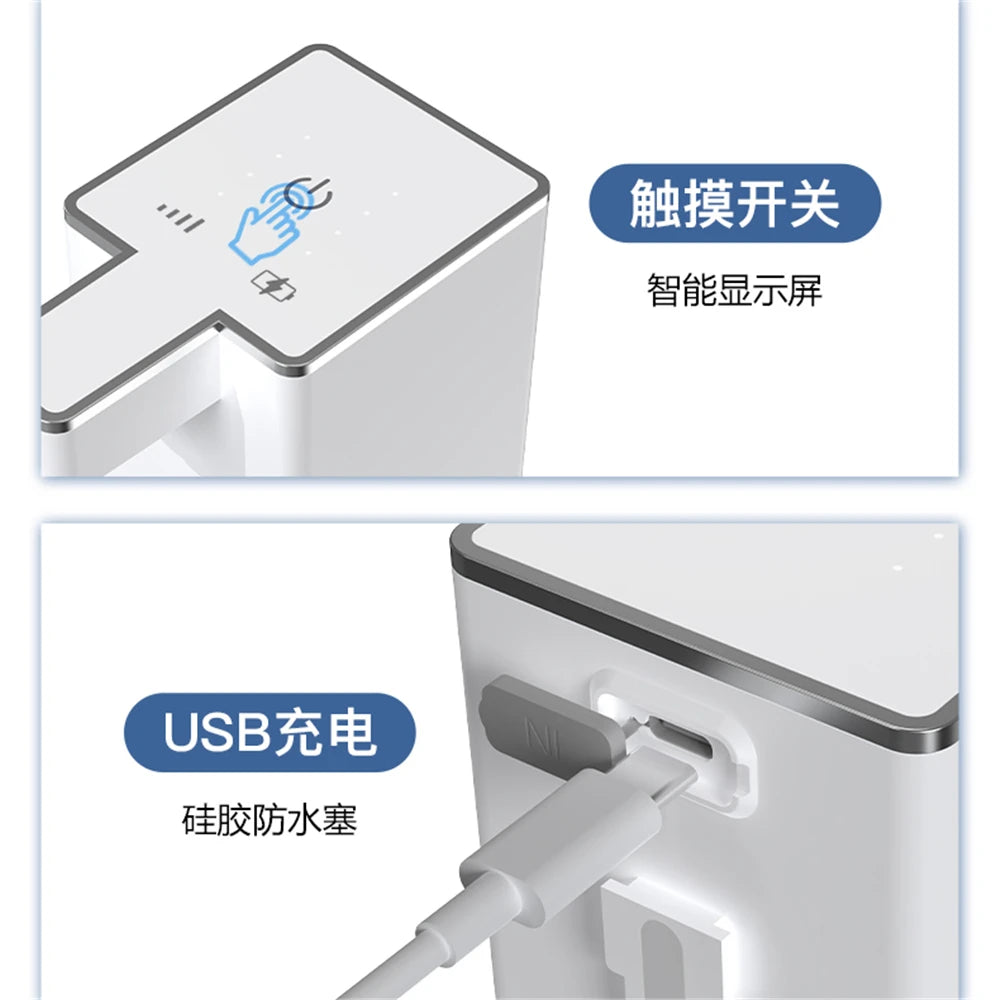 Dispensador de jabón inductivo inteligente de 4 engranajes, Sensor automático, distribuidor de espuma, generador de líquido de montaje en pared, lavadora de manos automática sin contacto