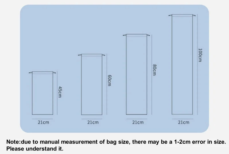 StoBag 10/5 Uds. Bolsas largas de nailon negro con cordón impermeable a prueba de polvo paraguas almacenamiento de embalaje bolsa organizadora de viaje reutilizable