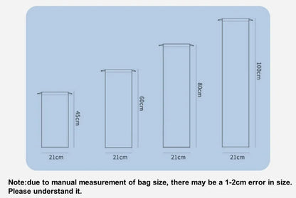 StoBag 10/5 Uds. Bolsas largas de nailon negro con cordón impermeable a prueba de polvo paraguas almacenamiento de embalaje bolsa organizadora de viaje reutilizable