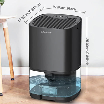 TINSOL-deshumidificador de aire portátil, silencioso, secador de aire para el hogar, dormitorio, oficina, cocina, desodorante