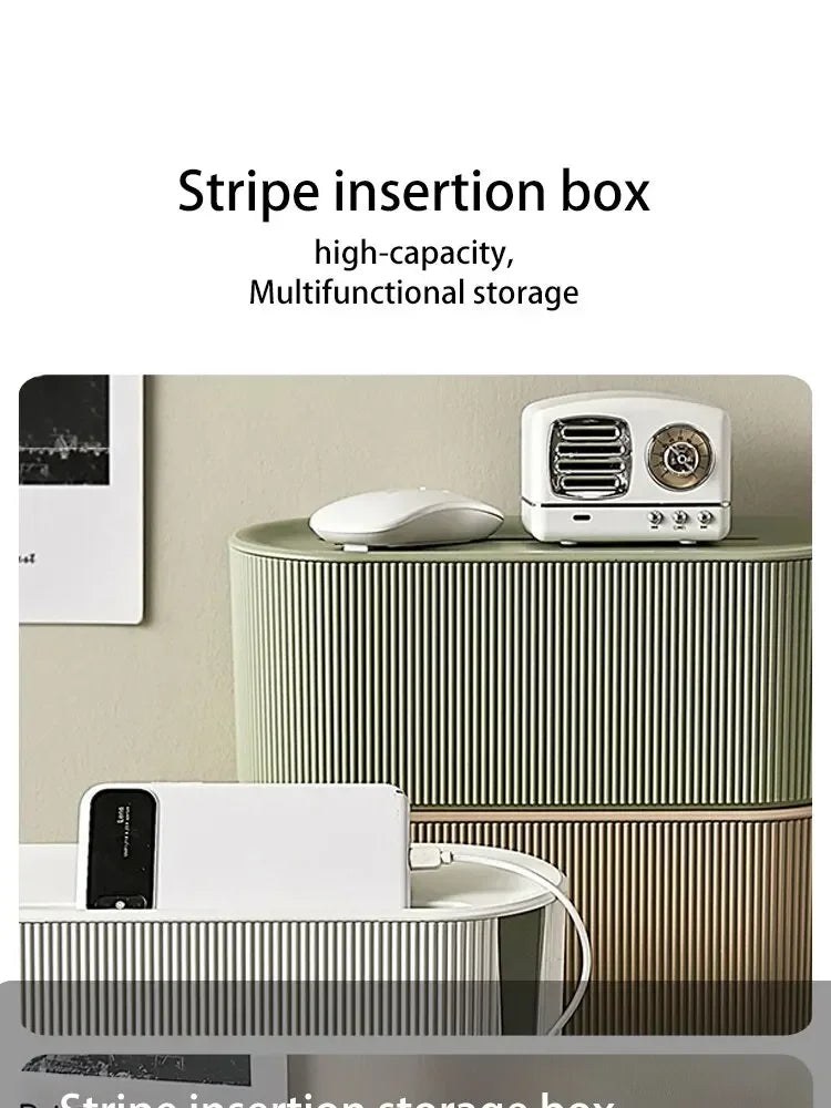 Caja organizadora de cables, accesorio para tiras de alimentación y cables de alimentación para el hogar y la oficina