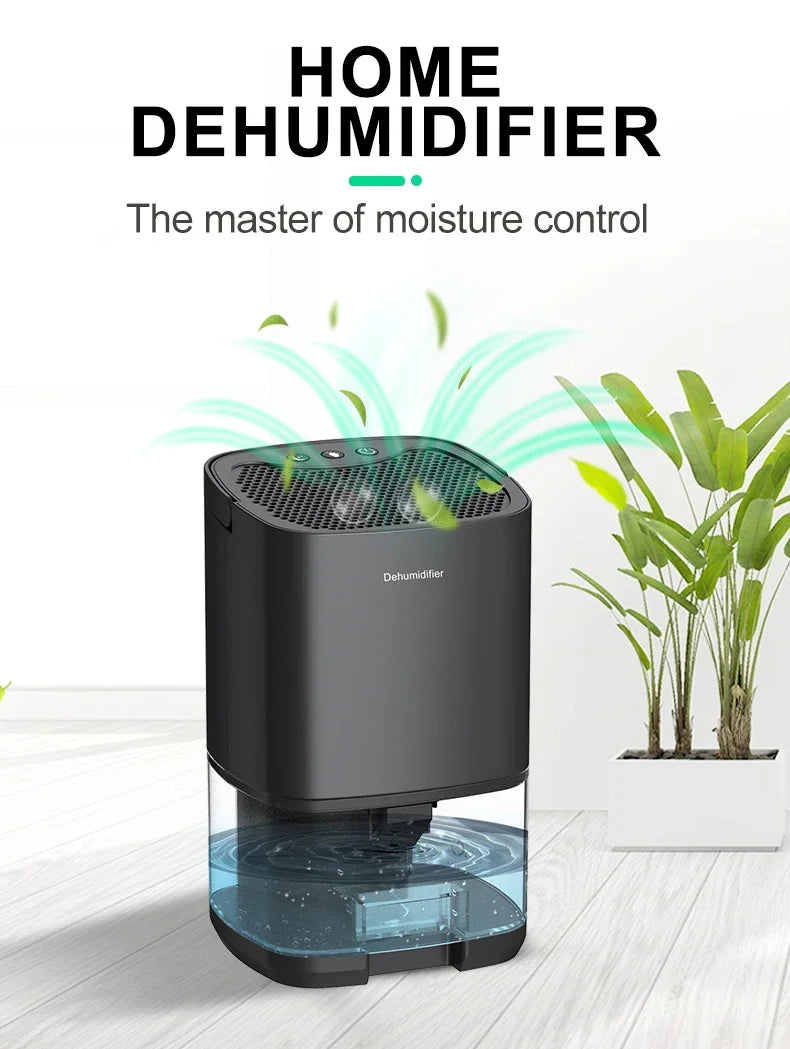 TINSOL-deshumidificador de aire portátil, silencioso, secador de aire para el hogar, dormitorio, oficina, cocina, desodorante