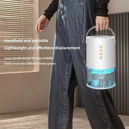 TINSOL Nuevo deshumidificador de iones negativos para el hogar y la oficina de 1300 ml, deshumidificador de aire portátil antimoho y humedad con ahorro de energía