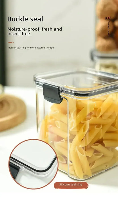 Tarro de grano para cocina, contenedor sellado, caja de mantenimiento fresco de alimentos, refrigerador, organizador, impermeable, duradero, sellado, gran capacidad, 1 ud.