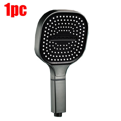 Cabezal de ducha de alta presión con Panel grande de 13CM con filtro, 3 modos, boquilla de lluvia con pulverizador de gran flujo, cabezal de ducha cuadrado para baño