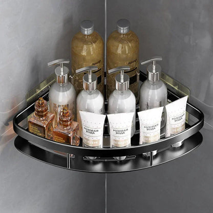 Nuevo Soporte adhesivo para champú y baño, estantes Caddy para ducha, almacenamiento sin taladro, soporte esquinero para toallas, estantes para 3/2/1 Uds.