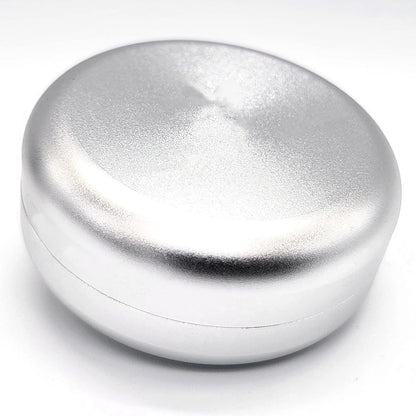 Premiun Stash Box Lata de aluminio, impermeable, hermética, diámetro 55x24 mm, caja a prueba de olores con protección contra la luz UV para hierbas y especias