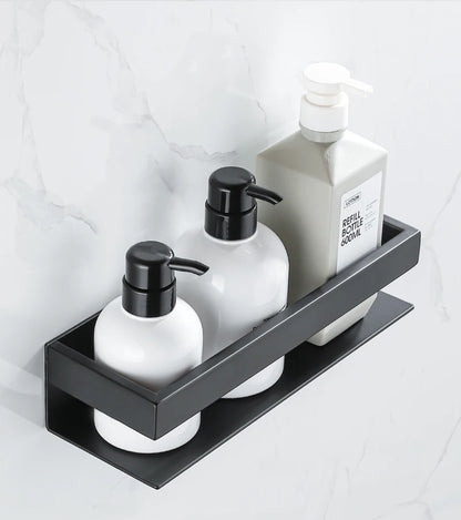 Estante de ducha de acero inoxidable, organizador, estante de almacenamiento para baño, soporte esquinero para champú, accesorios de Hardware de cocina montados en la pared